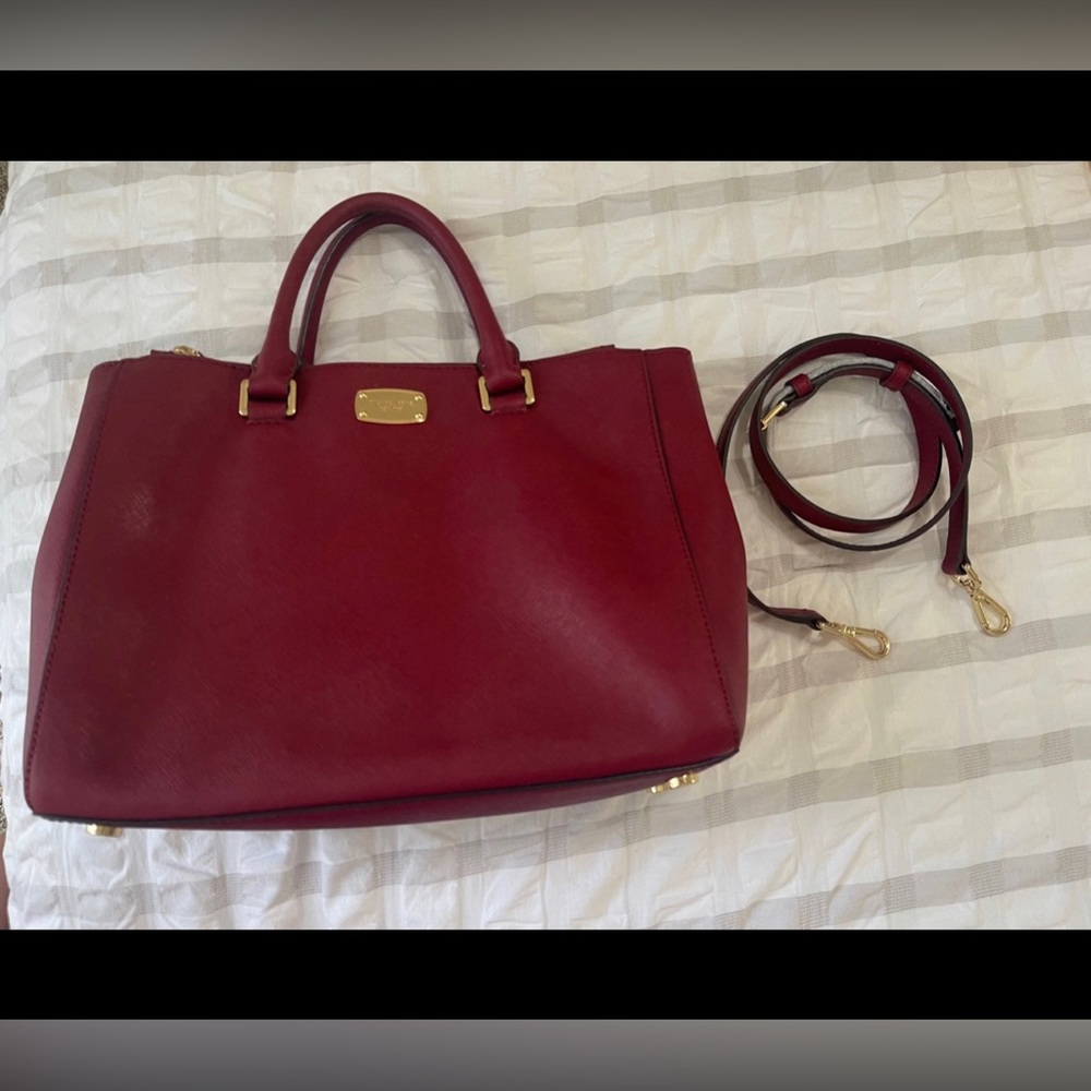 Michael kors red handbags